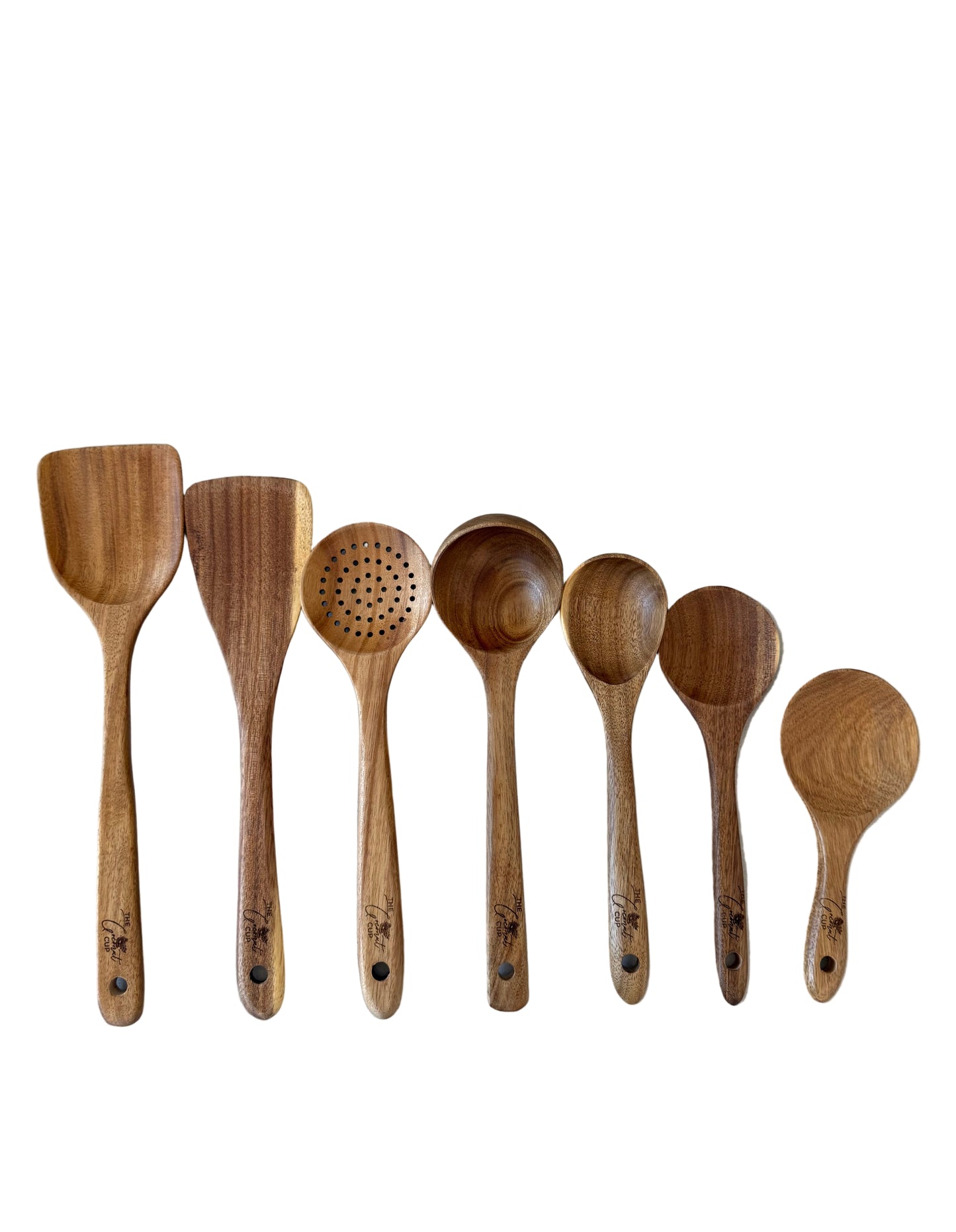 8-Piece Wooden Cooking Utensil Set