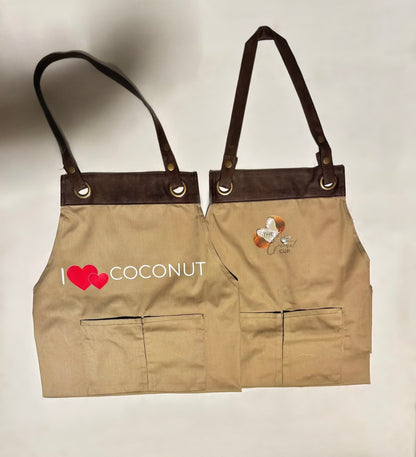 Brown Coconut Cup Aprons