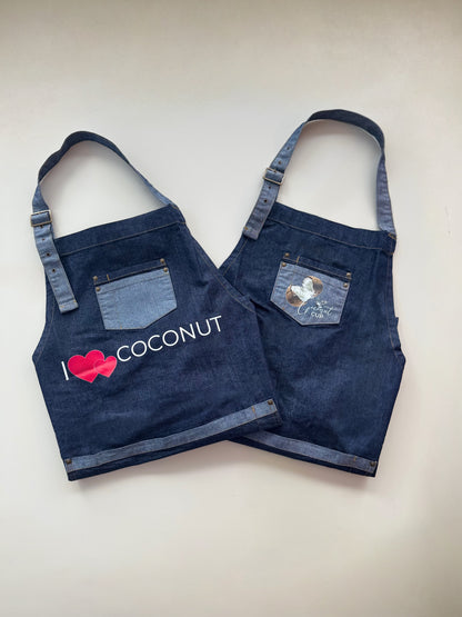 Blue Coconut Cup Aprons