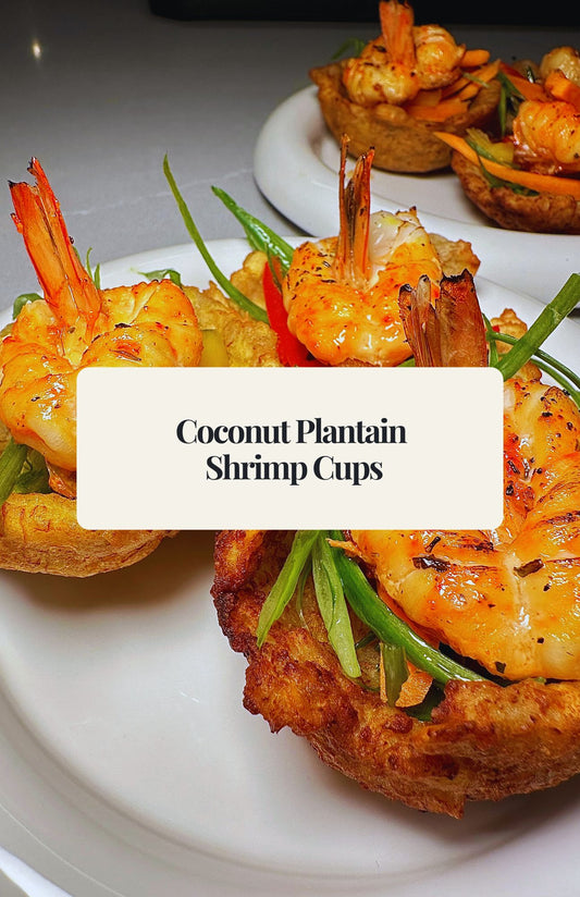 Coconut Plantain Shrimp Cups (Digital download only)