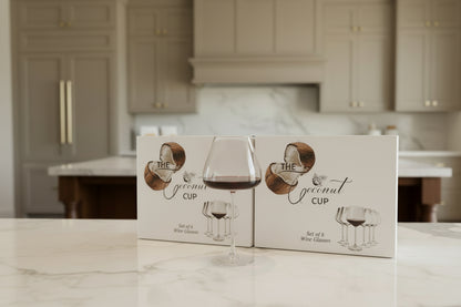 Red Wine Glasses, Set of 6