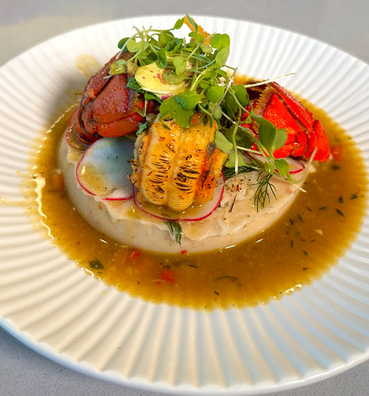 Curry Lobster Tails with Creamy Mashed Potatoes (Digital download only)