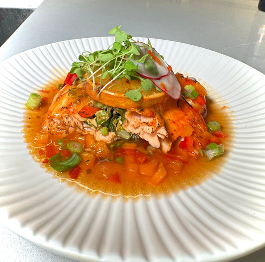 Coconut Cup  Stuffed Salmon (Digital download only)